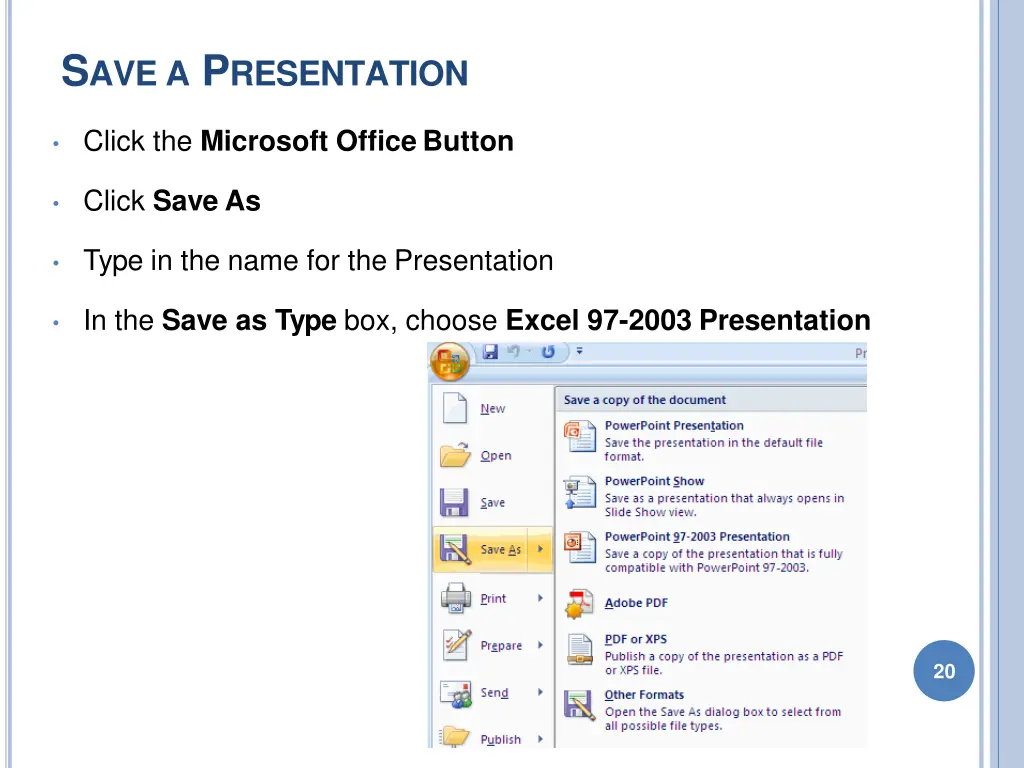 s ave a p resentation 1