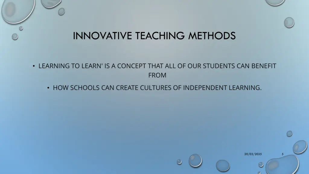 innovative teaching methods