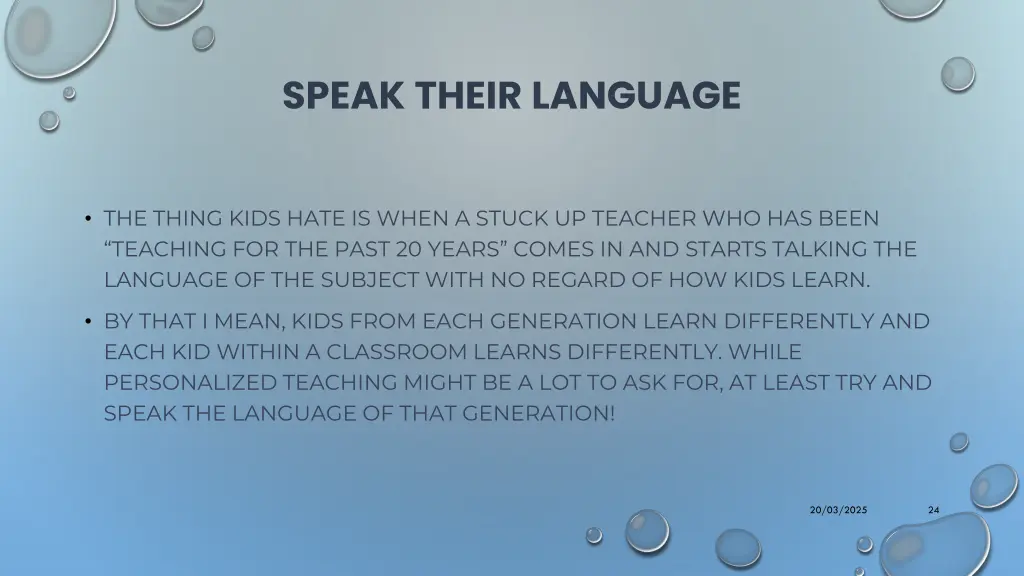 speak their language