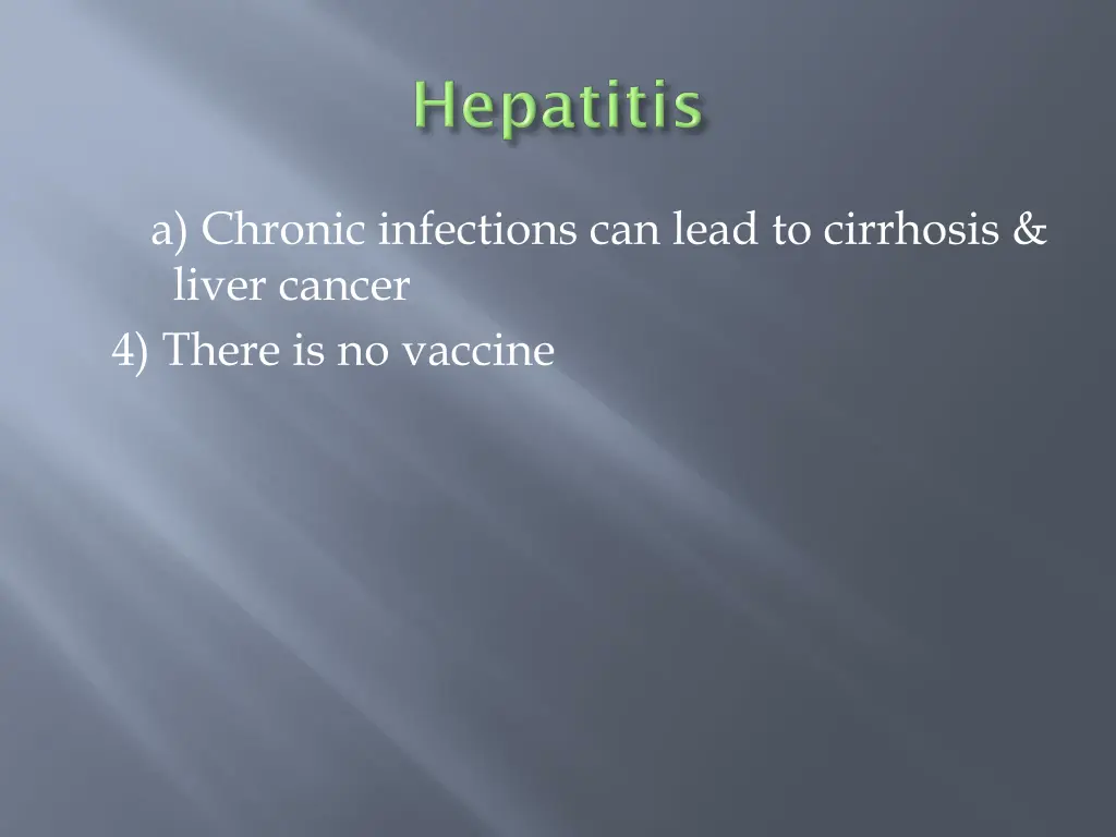 a chronic infections can lead to cirrhosis liver 1
