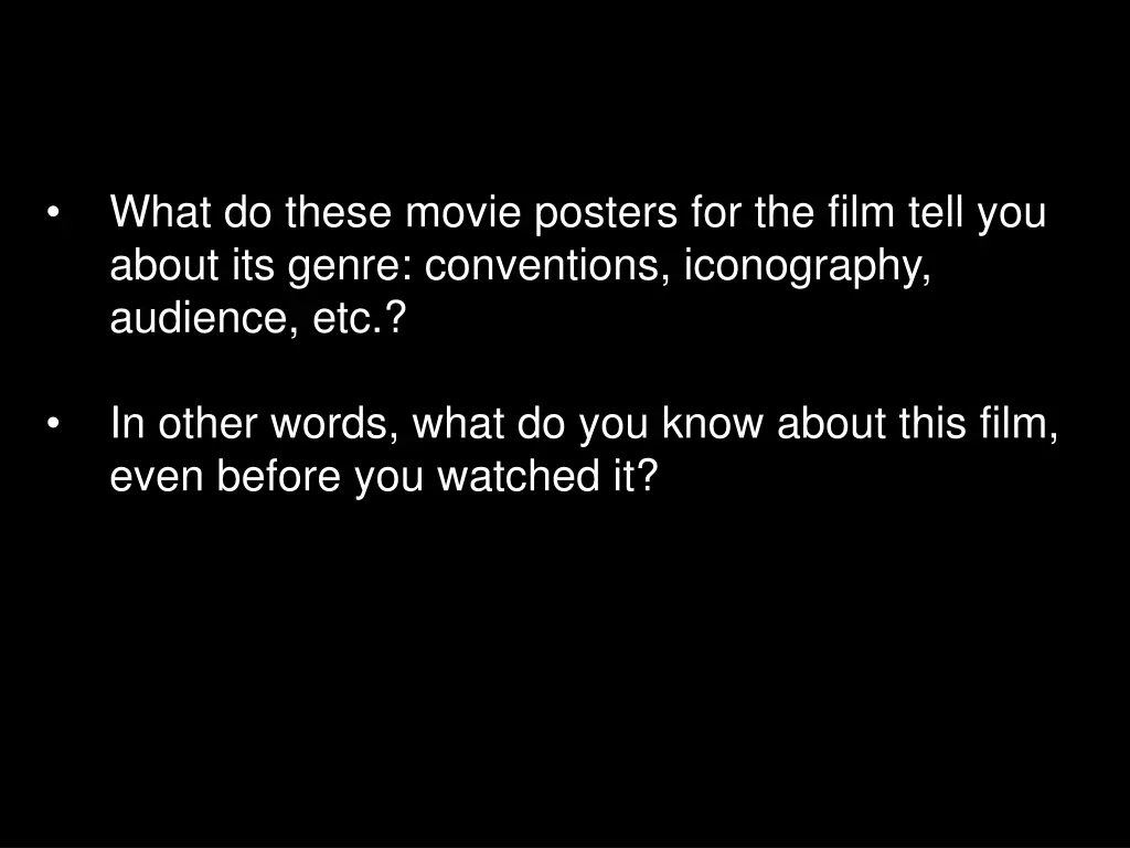 what do these movie posters for the film tell 1
