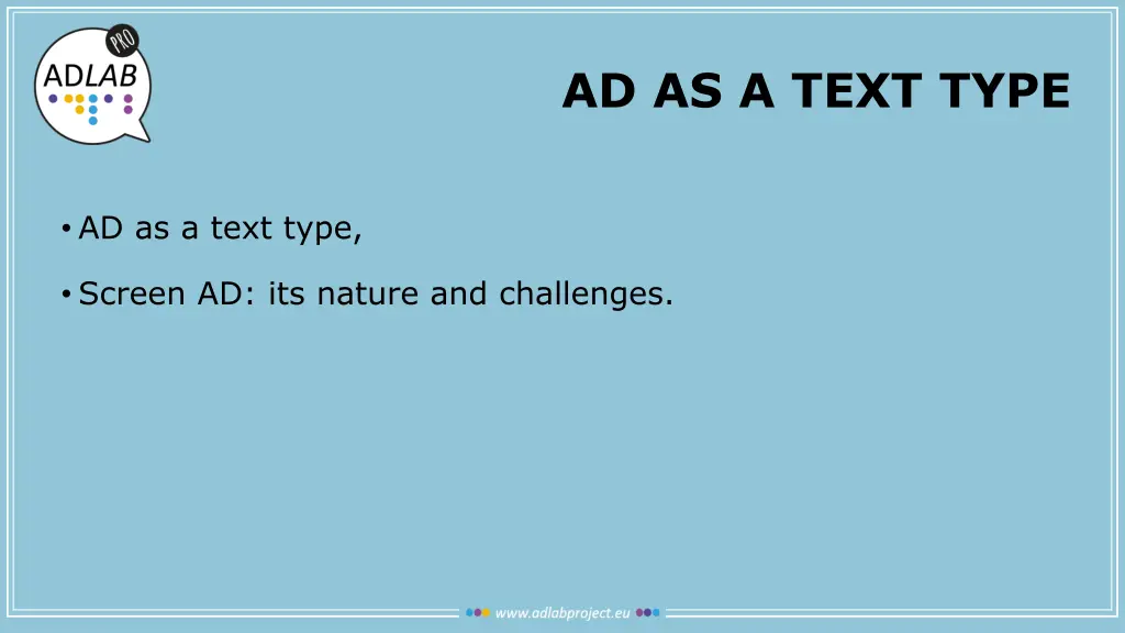 ad as a text type 1