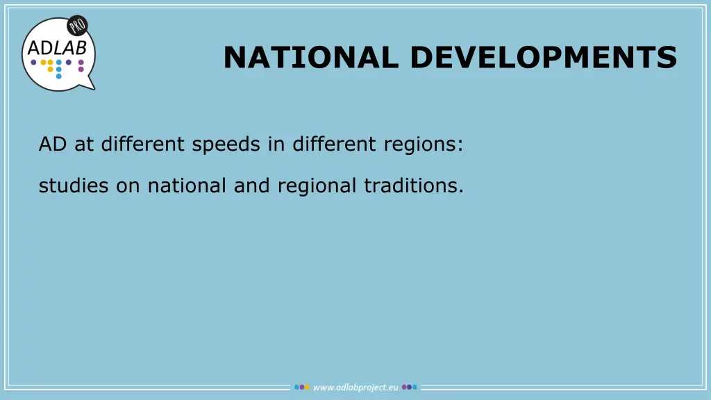 national developments