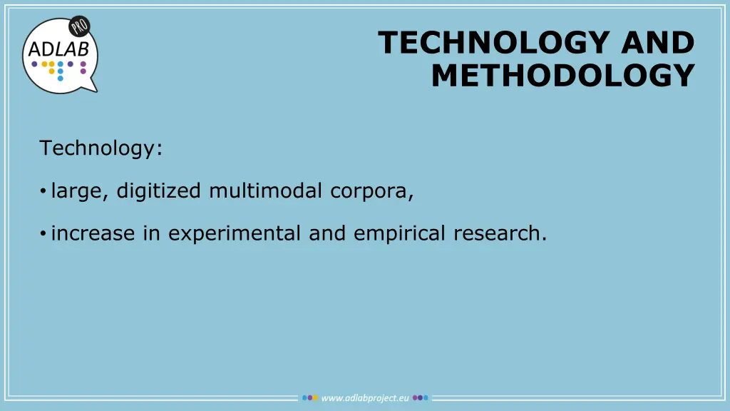 technology and methodology 1