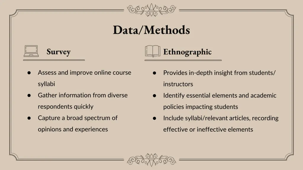 data methods