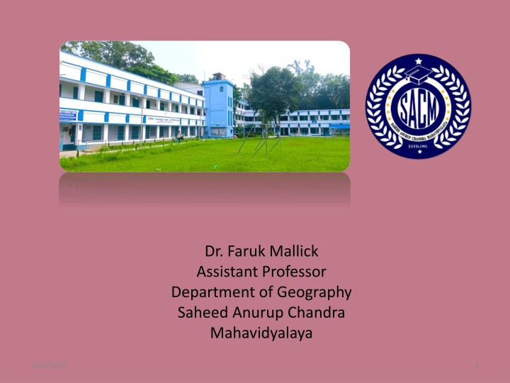 dr faruk mallick assistant professor department