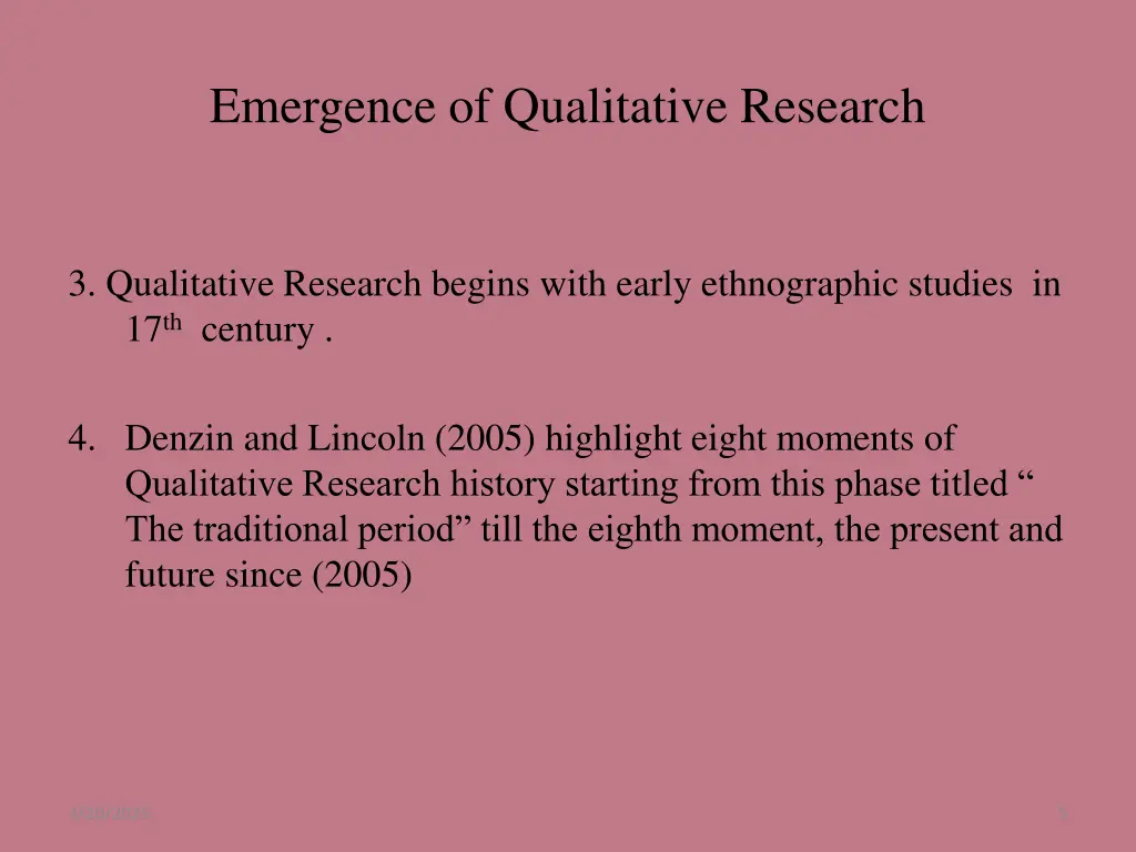 emergence of qualitative research 1