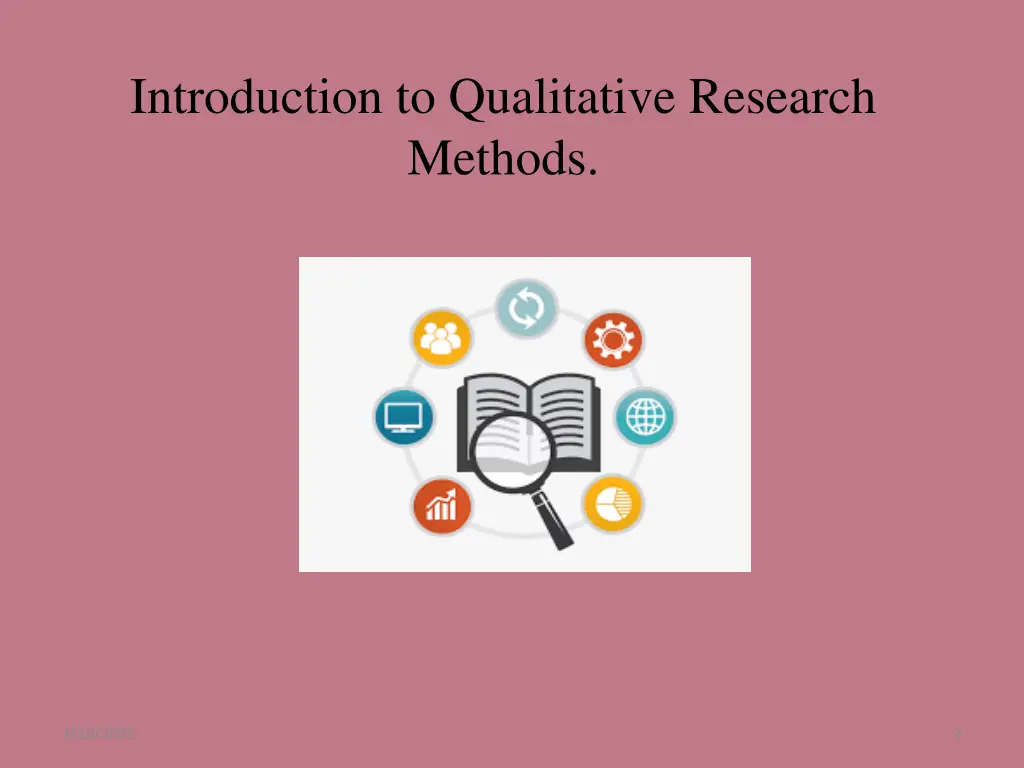 introduction to qualitative research methods