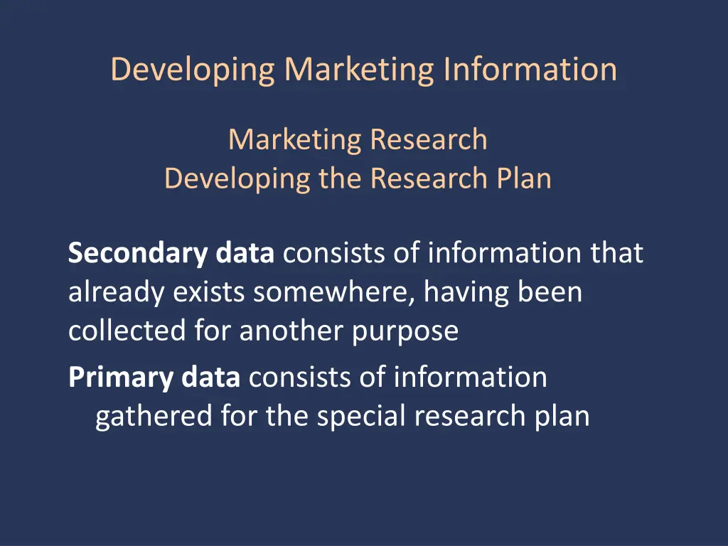 developing marketing information 2