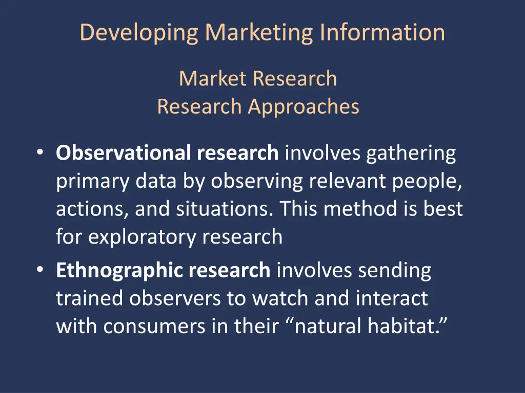 developing marketing information 3
