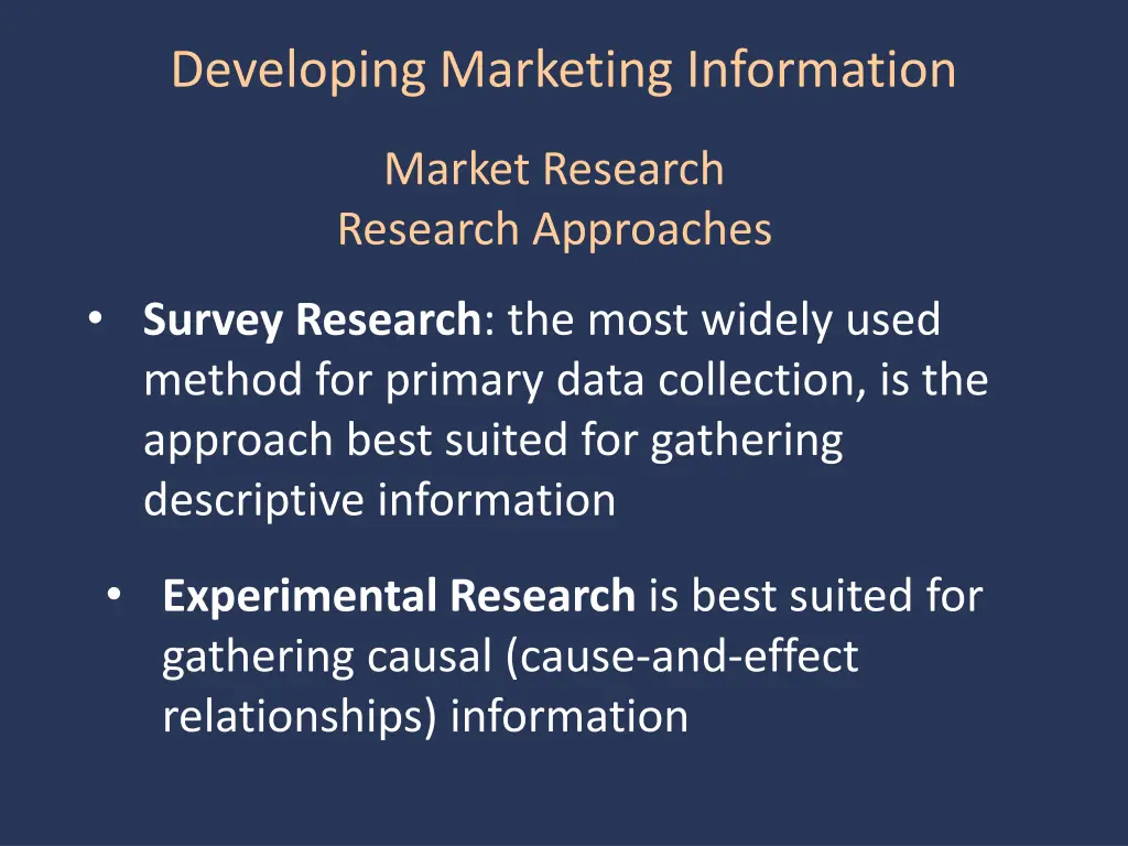 developing marketing information 4