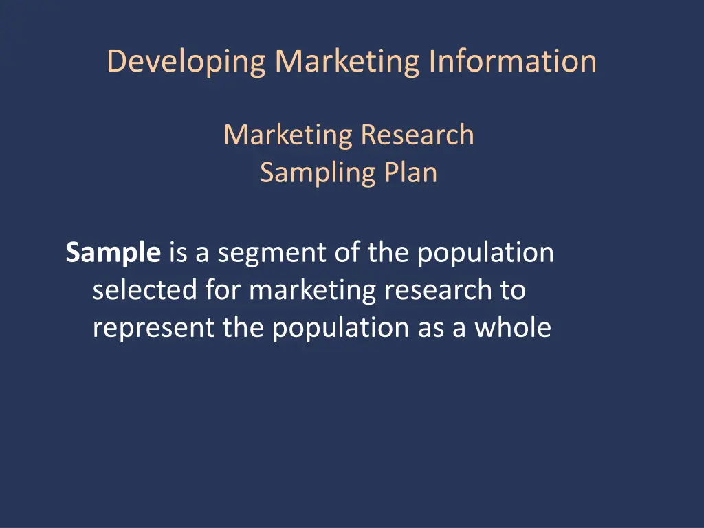 developing marketing information 5