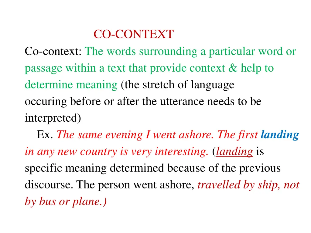 co context