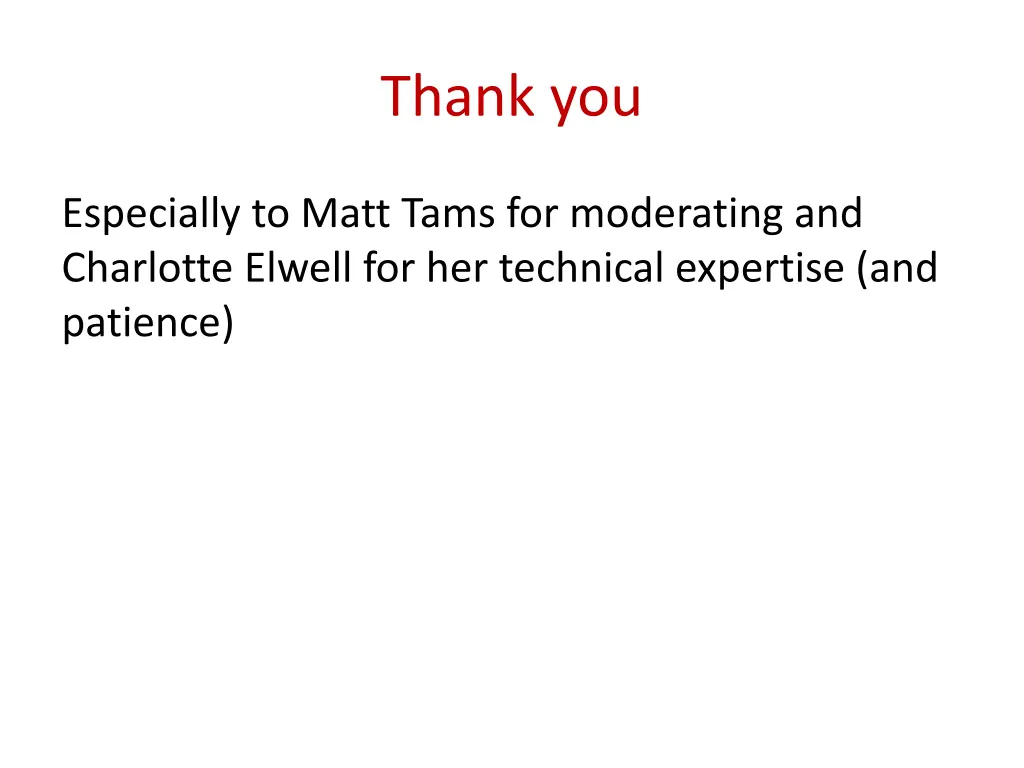 thank you