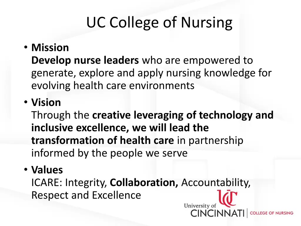 uc college of nursing