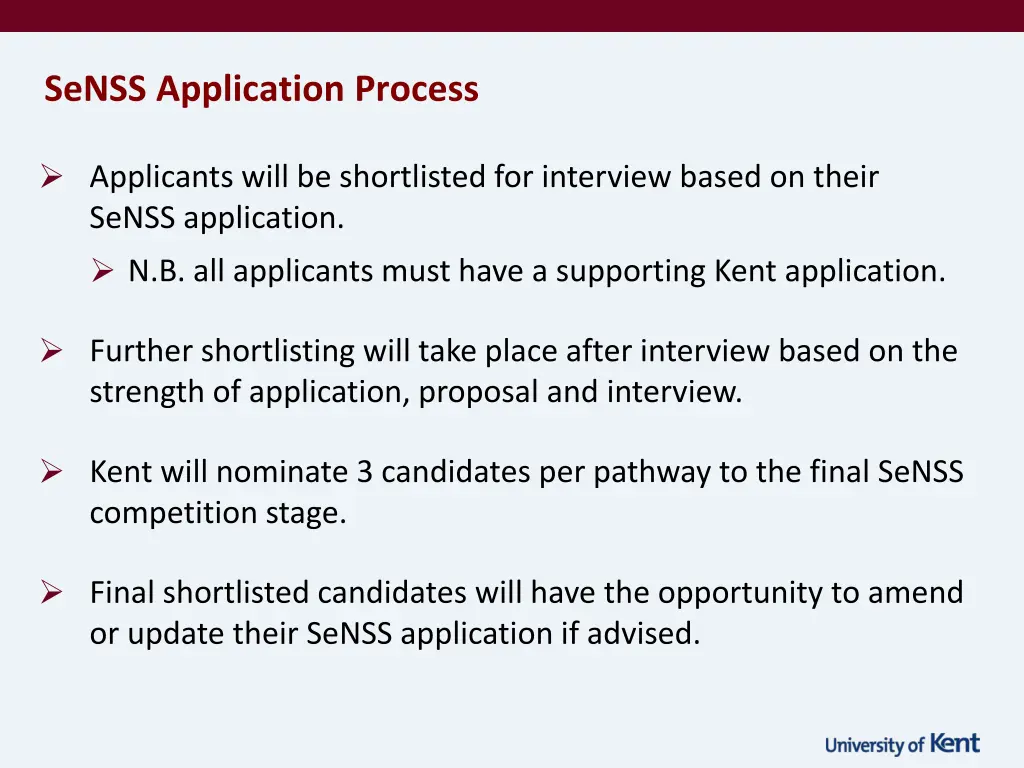 senss application process 1