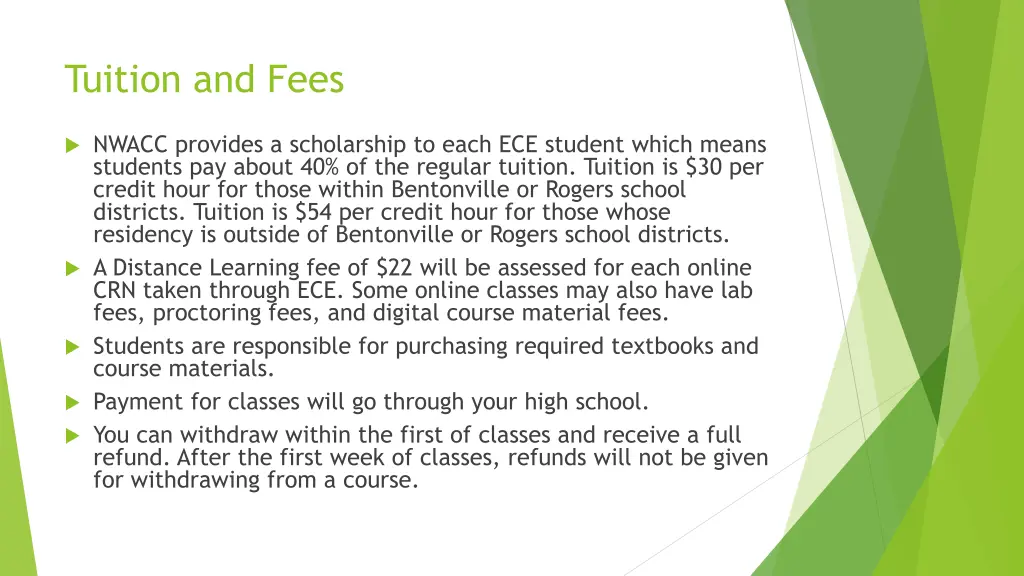 tuition and fees