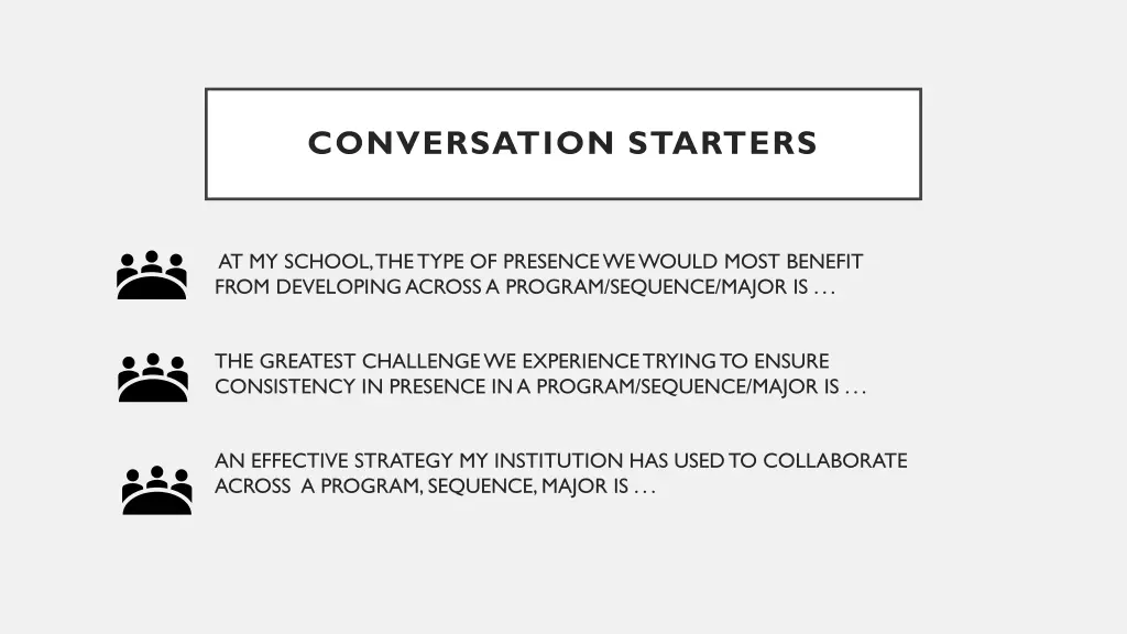 conversation starters