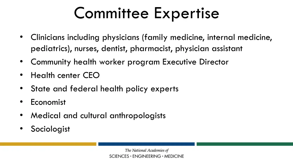 committee expertise