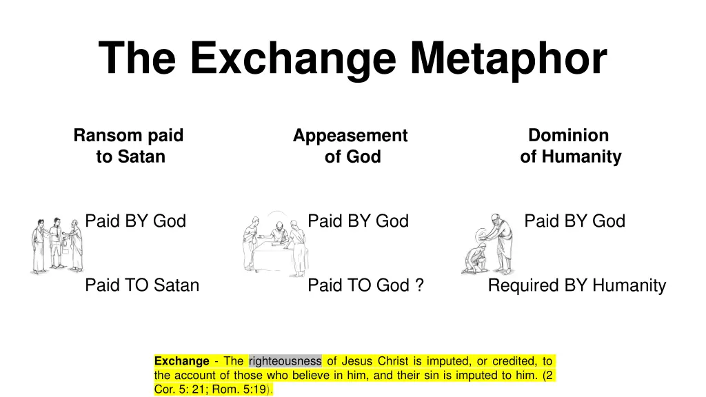 the exchange metaphor
