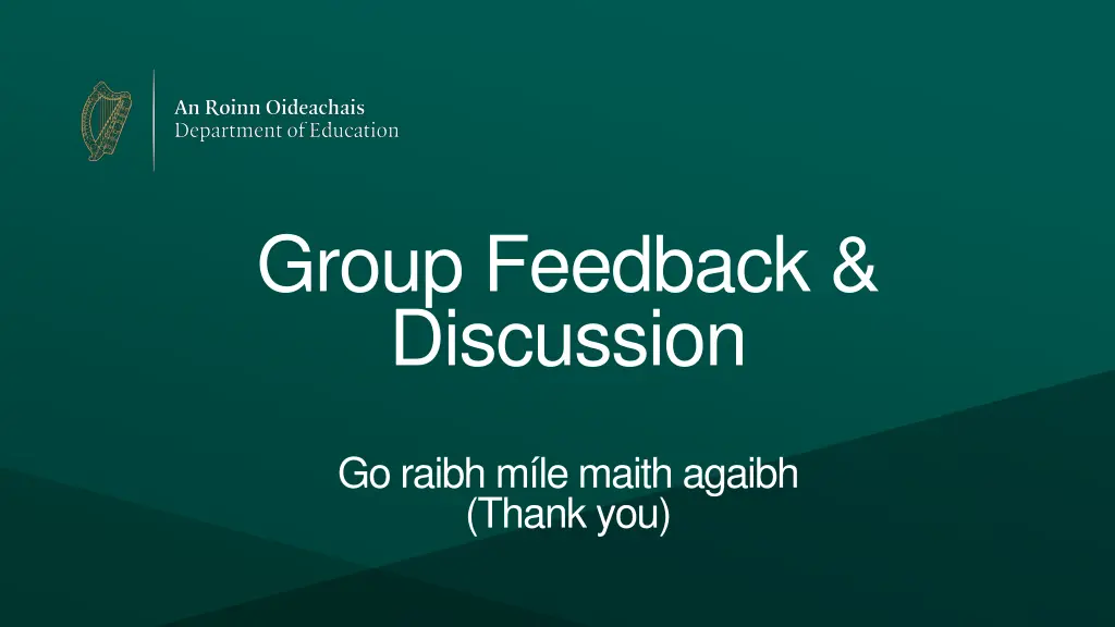 group feedback discussion