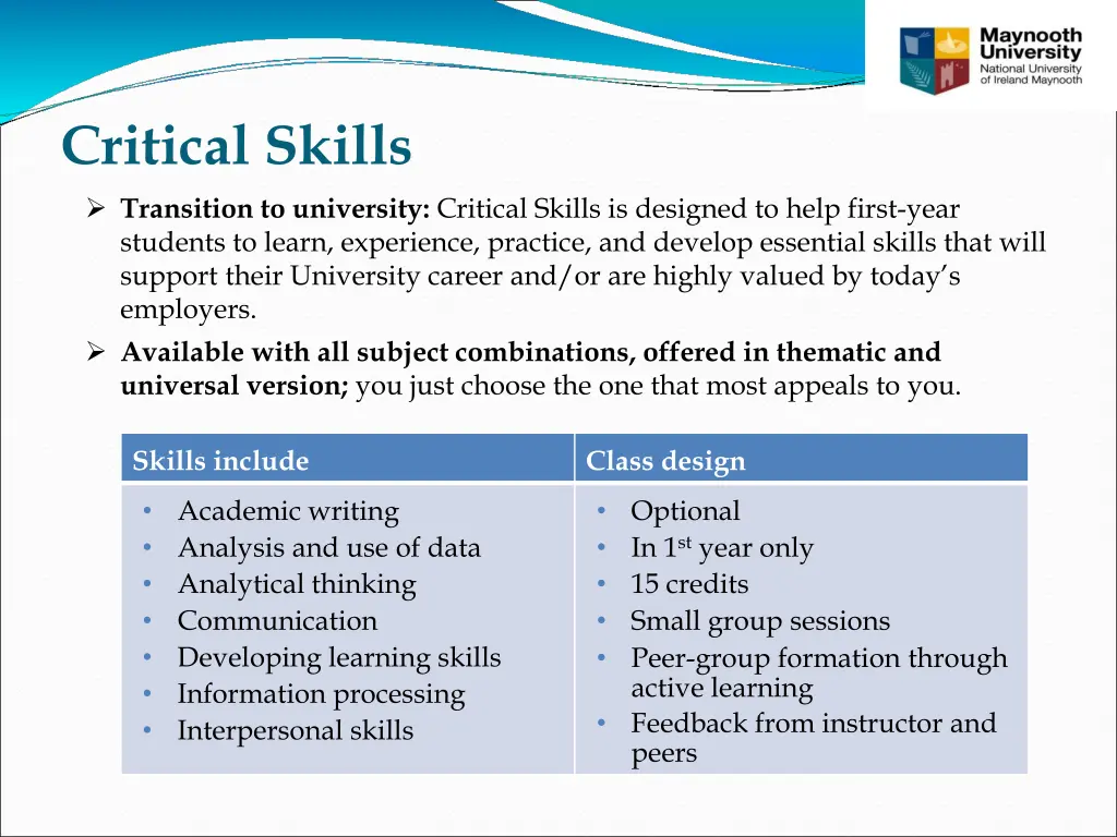 critical skills
