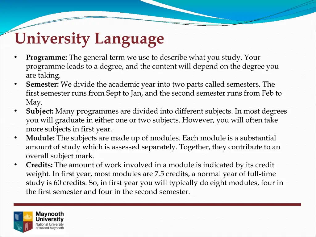 university language