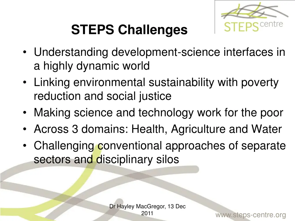 steps challenges