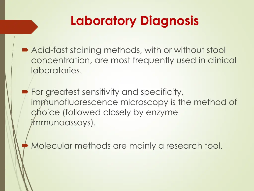 laboratory diagnosis