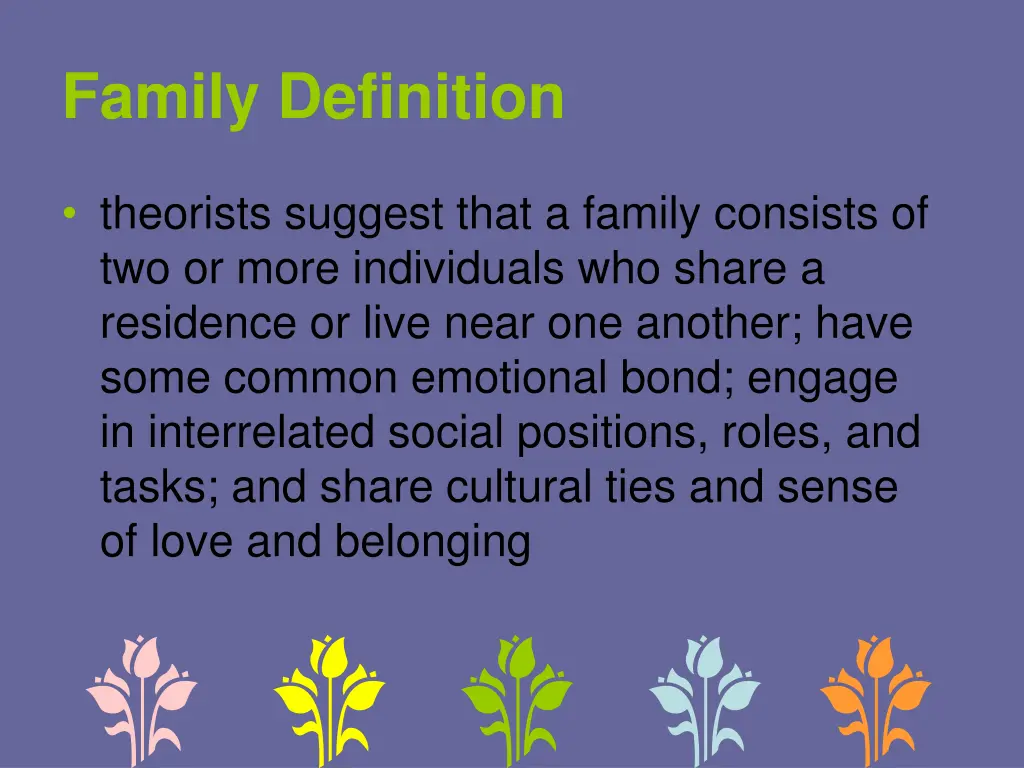 family definition