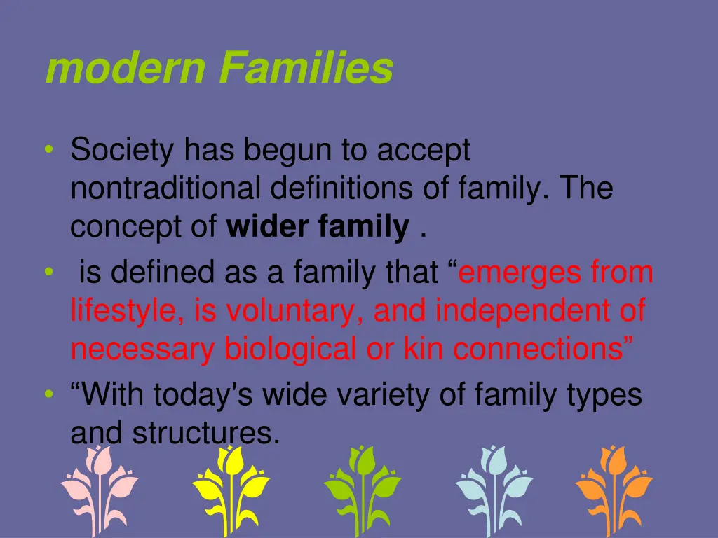 modern families