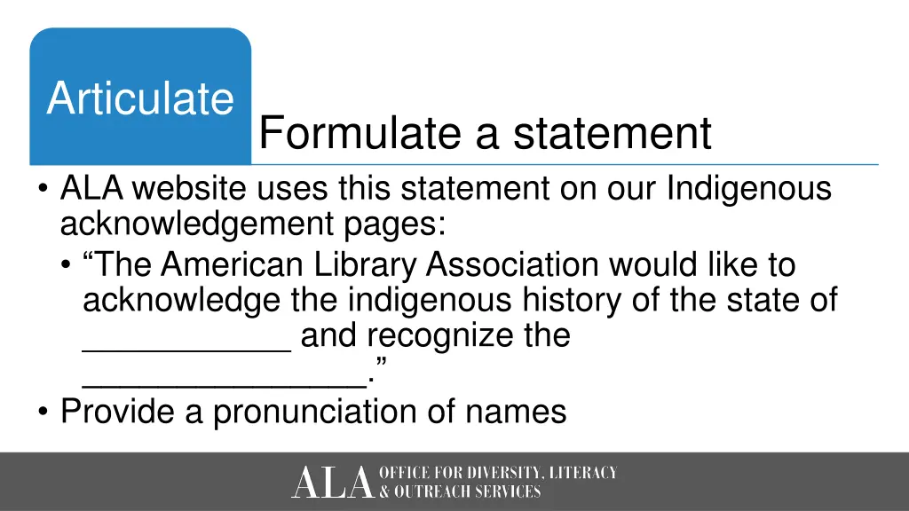 articulate