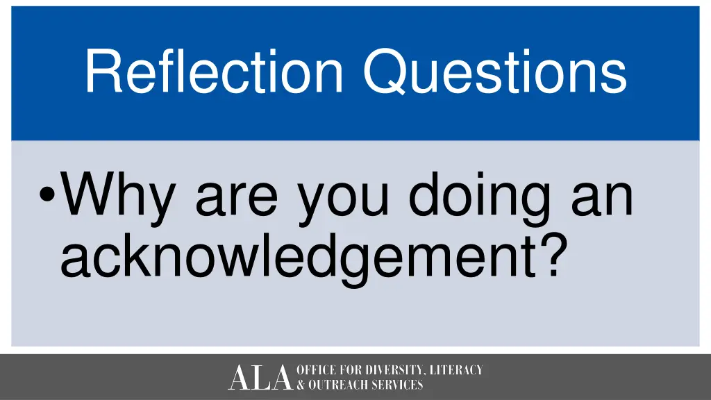 reflection questions 1