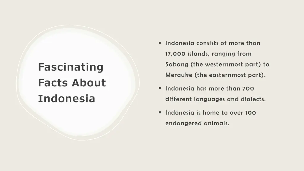 indonesia consists of more than