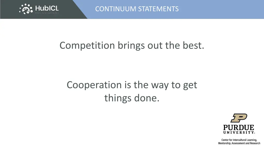 continuum statements 1