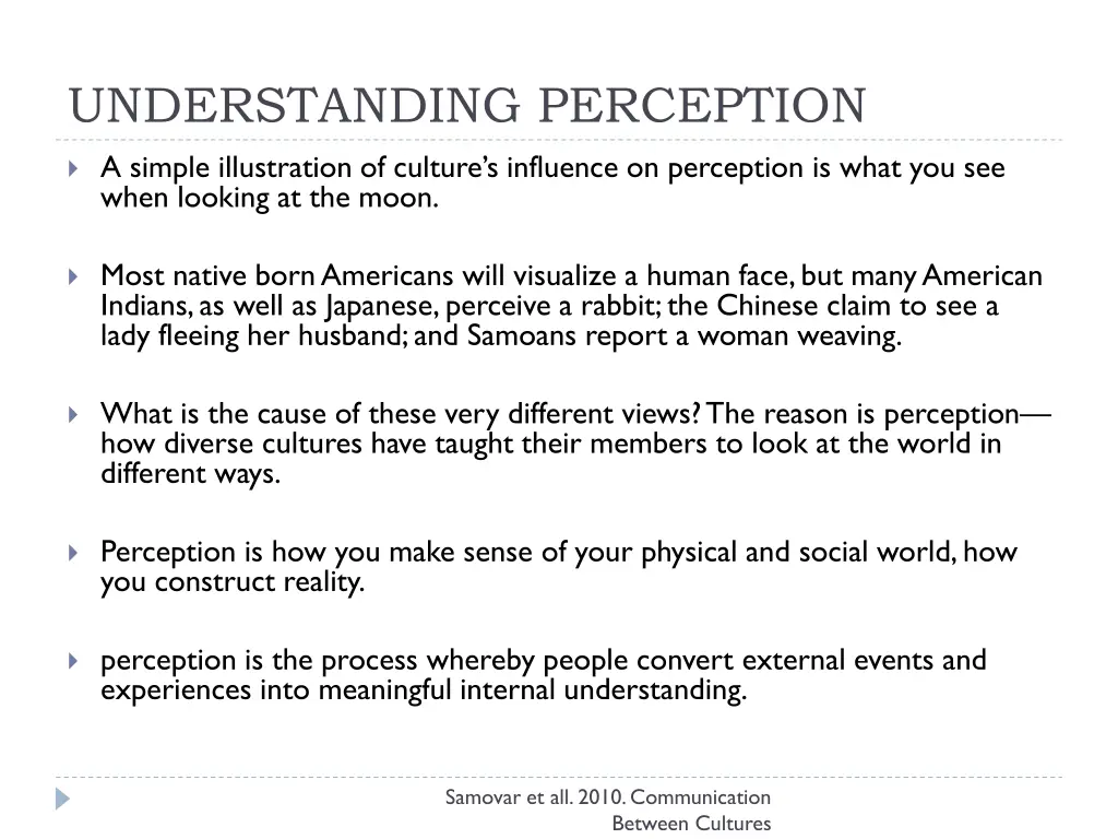 understanding perception