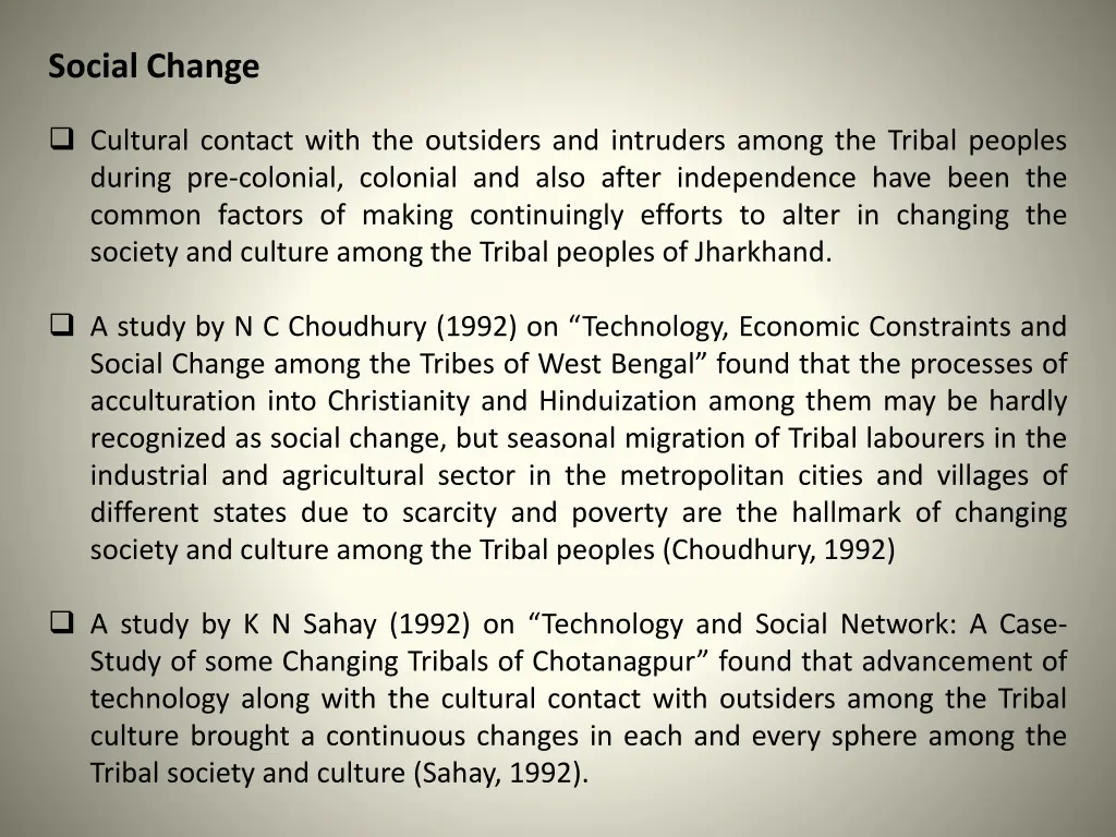 social change