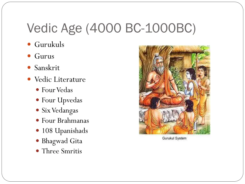 vedic age 4000 bc 1000bc