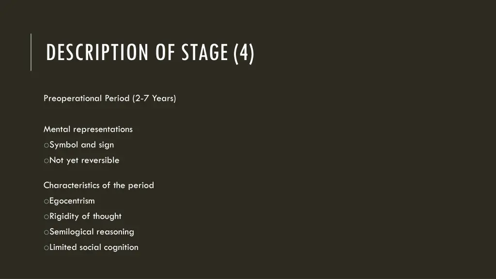 description of stage 4