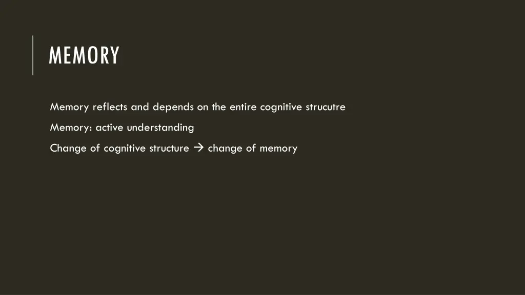 memory