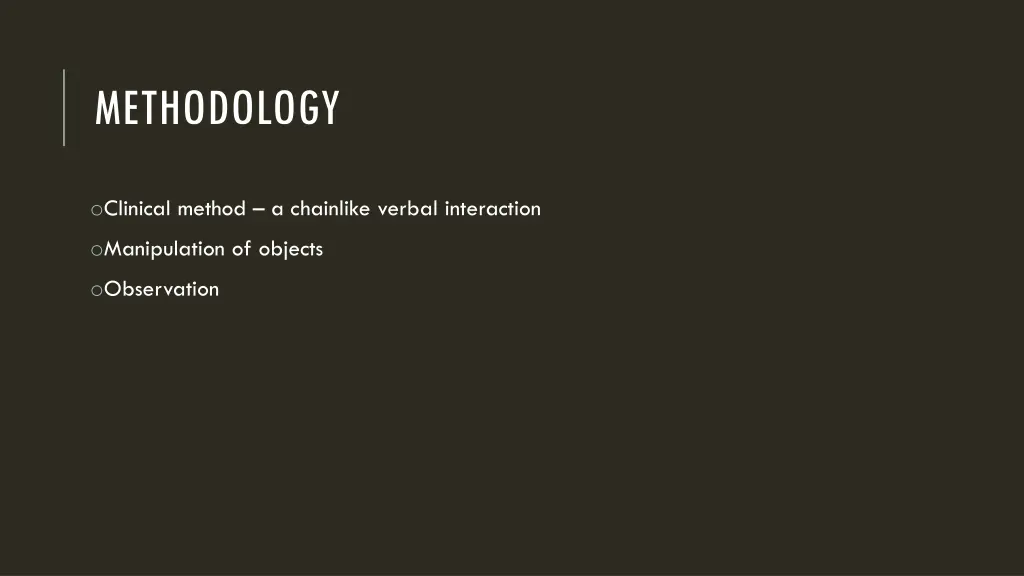 methodology