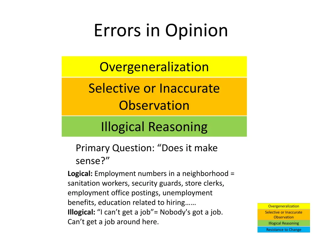 errors in opinion 3