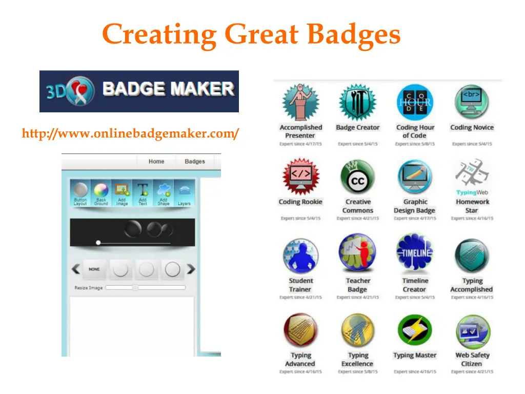 creating great badges
