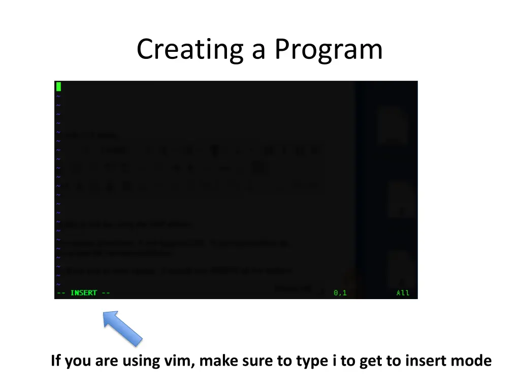 creating a program 2