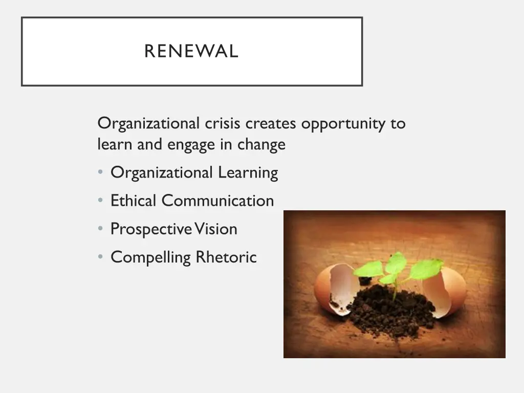 renewal