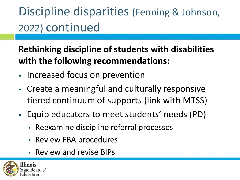 discipline disparities fenning johnson 2022