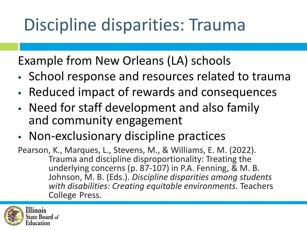 discipline disparities trauma