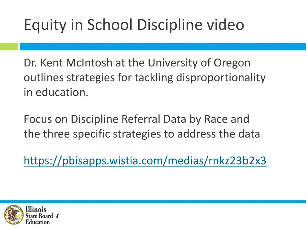 equity in school discipline video