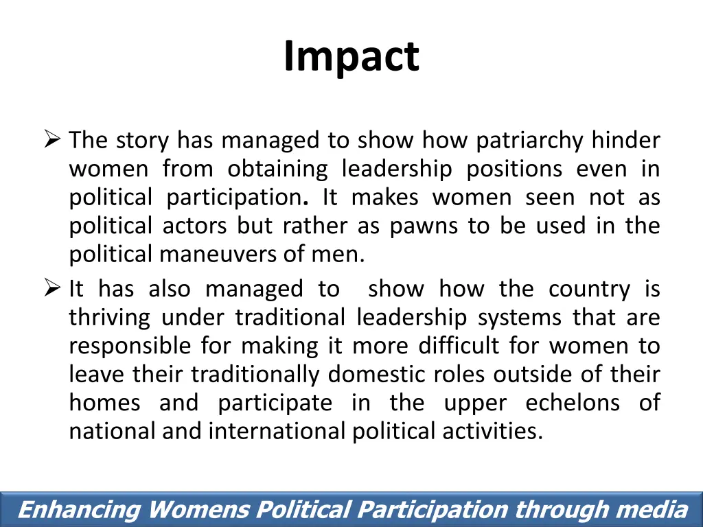 impact