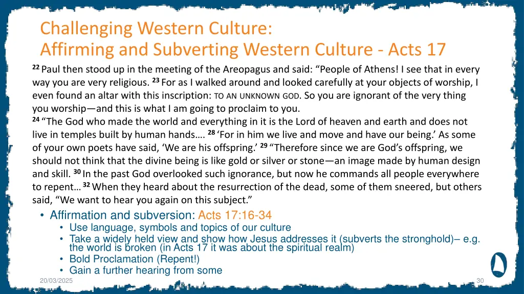 challenging western culture affirming 1